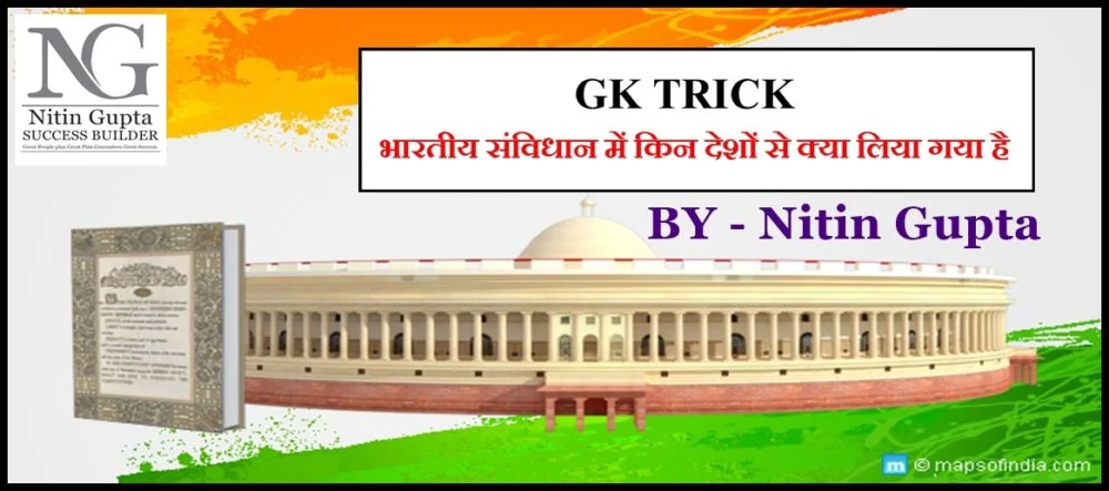 भारतीय संविधान में किन देशों से क्या लिया गया है