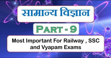 General Science in Hindi For SSC RRB