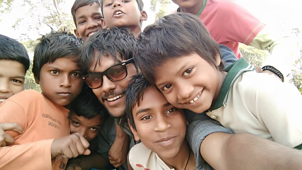 Nitin Gupta With Children