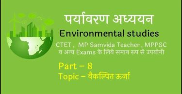 Environment Most Important Questions For Samvida Varg 3