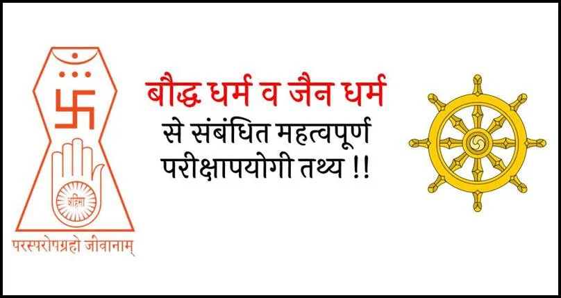 Important GK Question about Bauddh Dharm and Jain Dharm