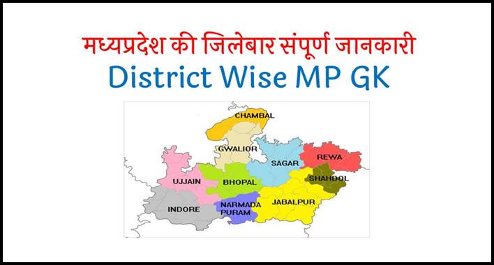 District Wise MP GK in Hindi