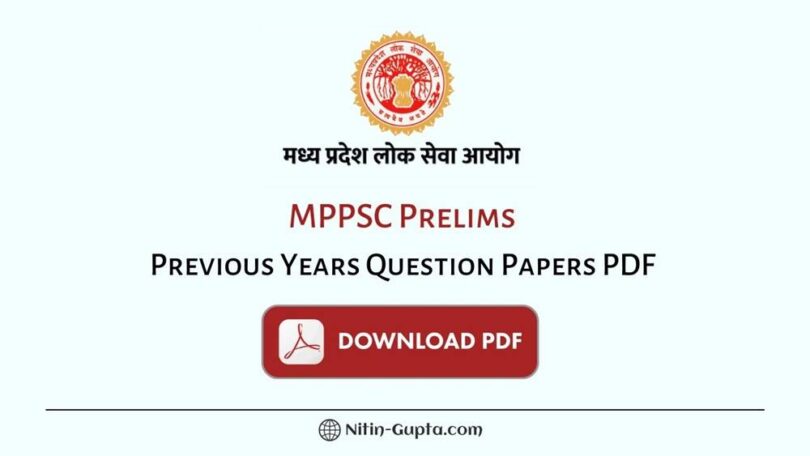 MPPSC Pre Previous Year Papers